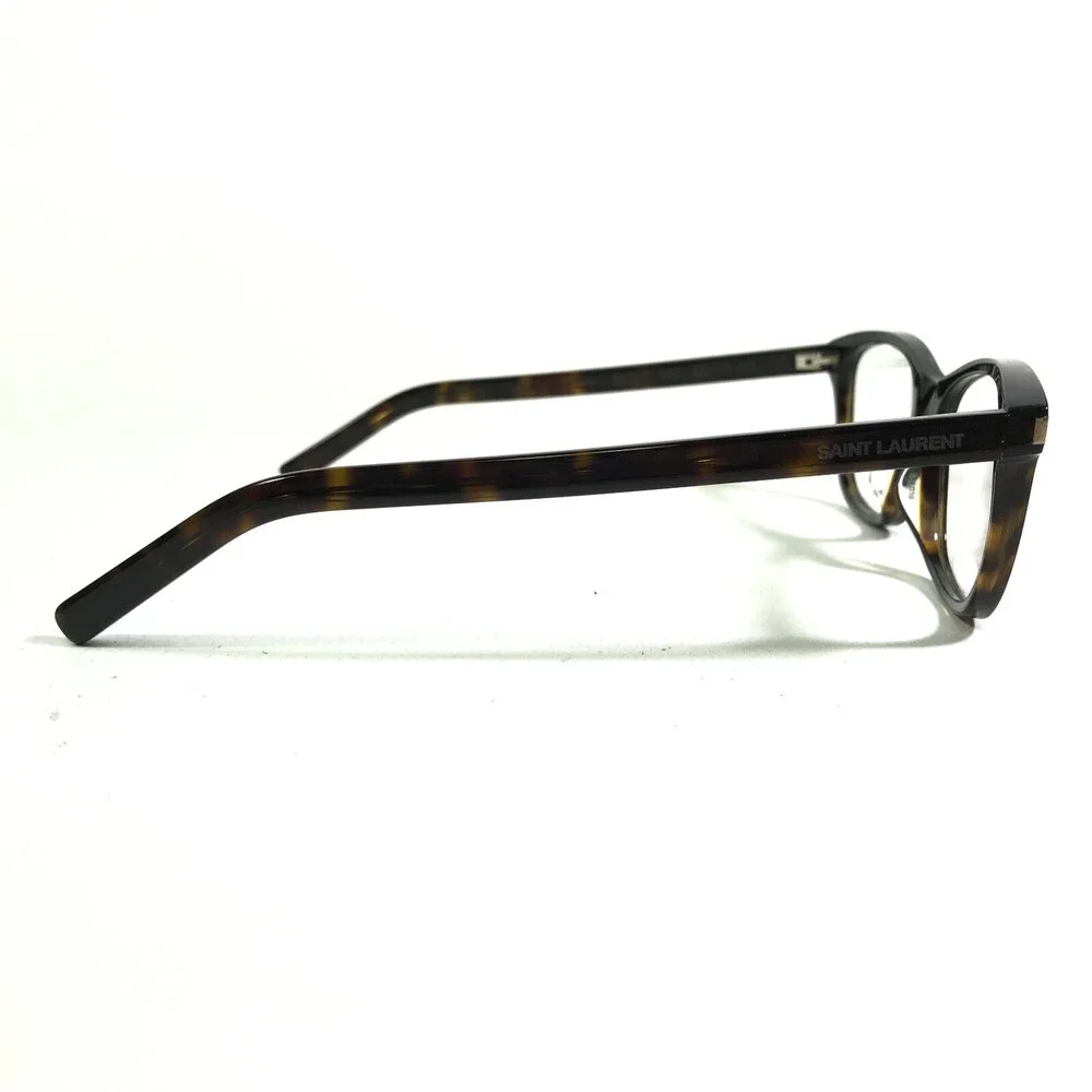 Saint Laurent Eyeglasses Frames SL 12/F 002 Tortoise Square Full Rim 54-16-140